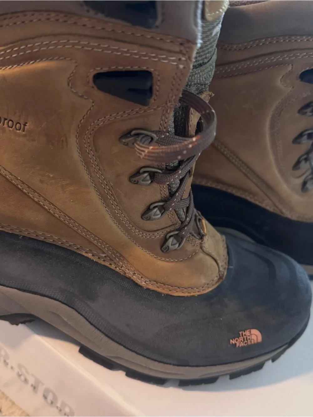 The North Face rugged waterproof